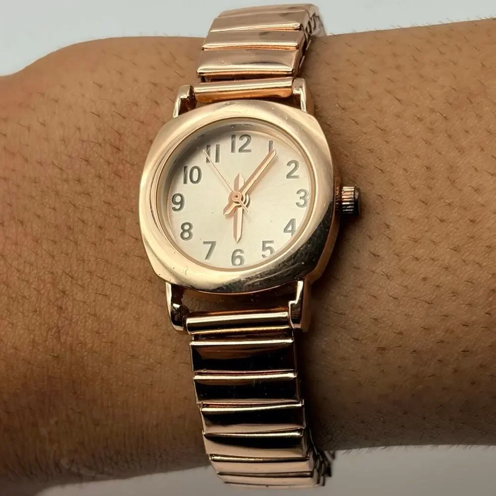 Rose Gold Retro Watch
